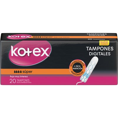 KOTEX TAMPON SUP+FAC INS 20