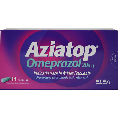 AZIATOP 20 MG CAPS X 14