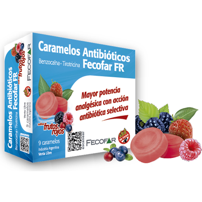 CARAMELOS ANTIB FECOF,FR,ROX9