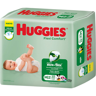 HUGGIES FLEXI CONFORT MED X22