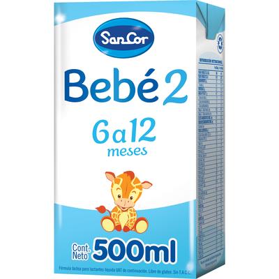 SANCOR BEBE 2 NUT,COMP X500ML